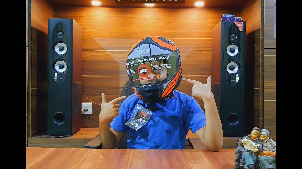 Studds Helmet - NINJA ELITE SUPER D4 DECOR  - Best Budget Helmet
