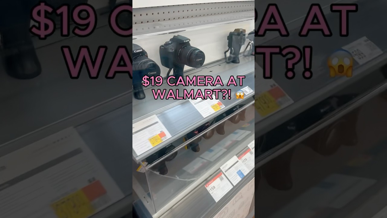 $18 Camera Hidden Clearance At Walmart