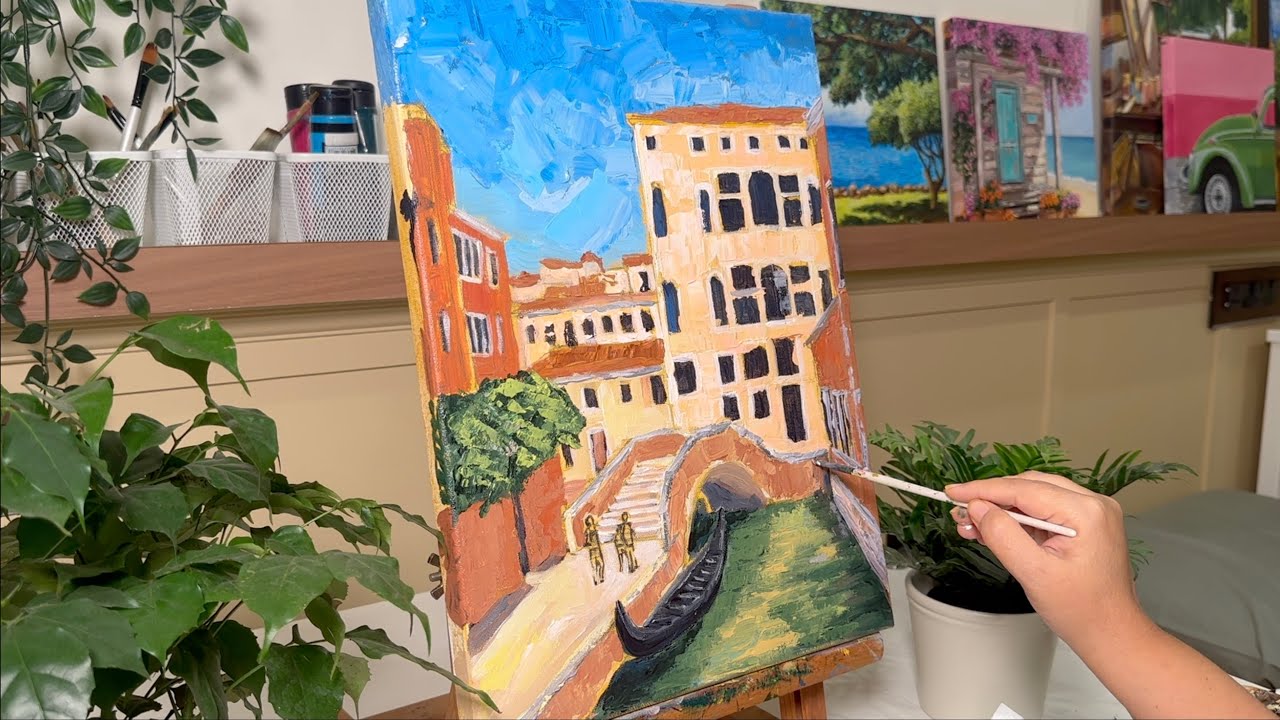 Venice, Italy :: Acrylic painting