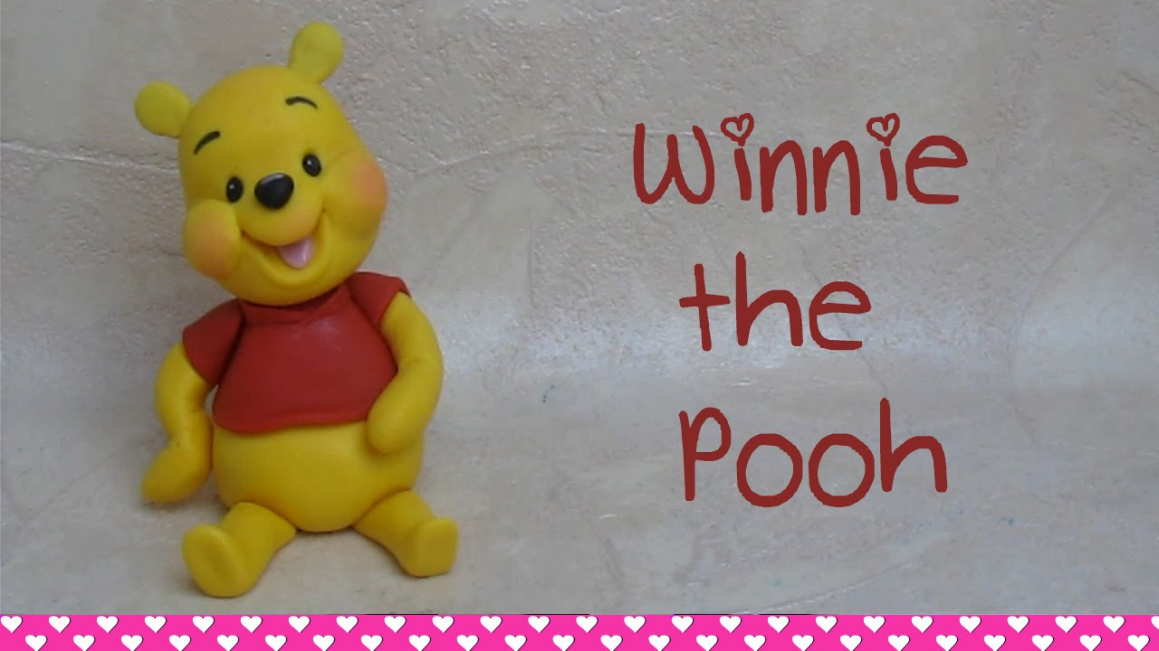 Winnie the Pooh Cake Topper Tutorial How to Make - Come fare Winnie the Pooh in pasta di zucchero