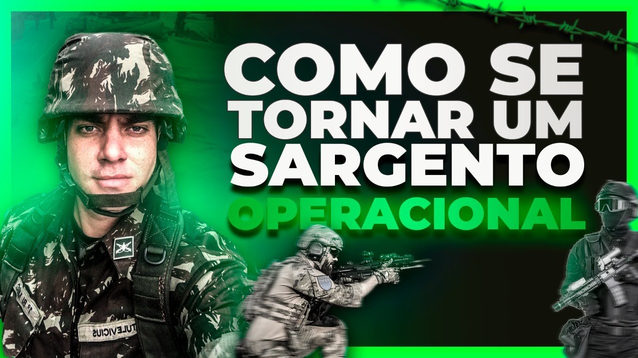 SARGENTO OPERACIONAL (COMO SE TORNAR?)