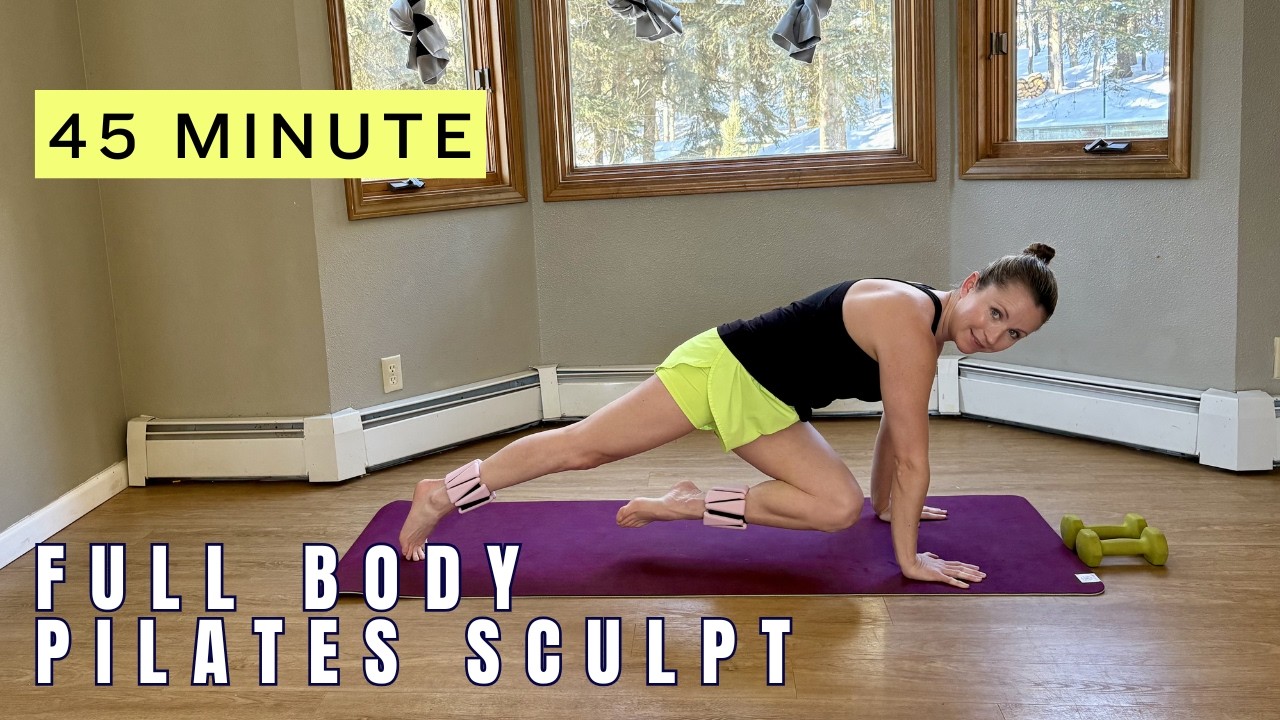 ADVANCED PILATES SCULPT WORKOUT (45 min) | Full Body Toning