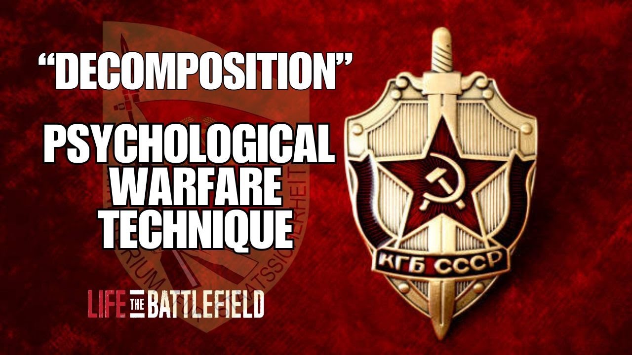 “Zersetzung”  DECOMPOSITION PSYCHOLOGICAL WARFARE TECHNIQUE ‼️