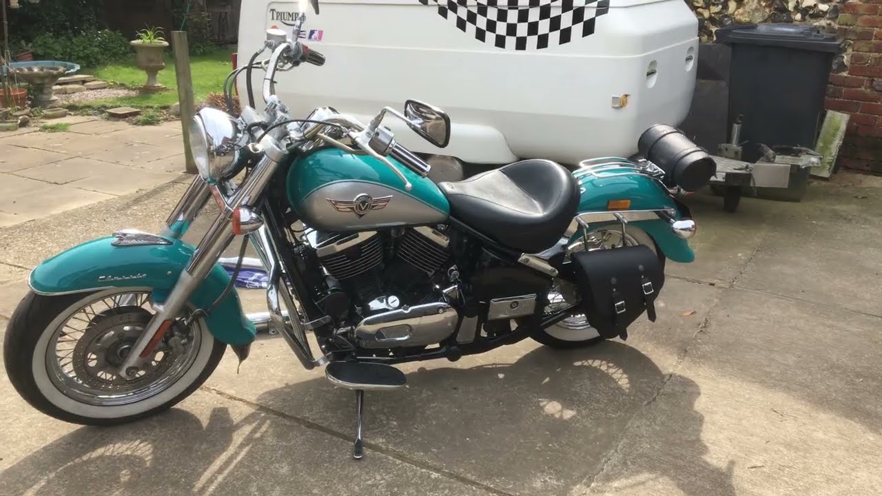 Kawasaki VN800 to Sportster muffler conversion (part one)