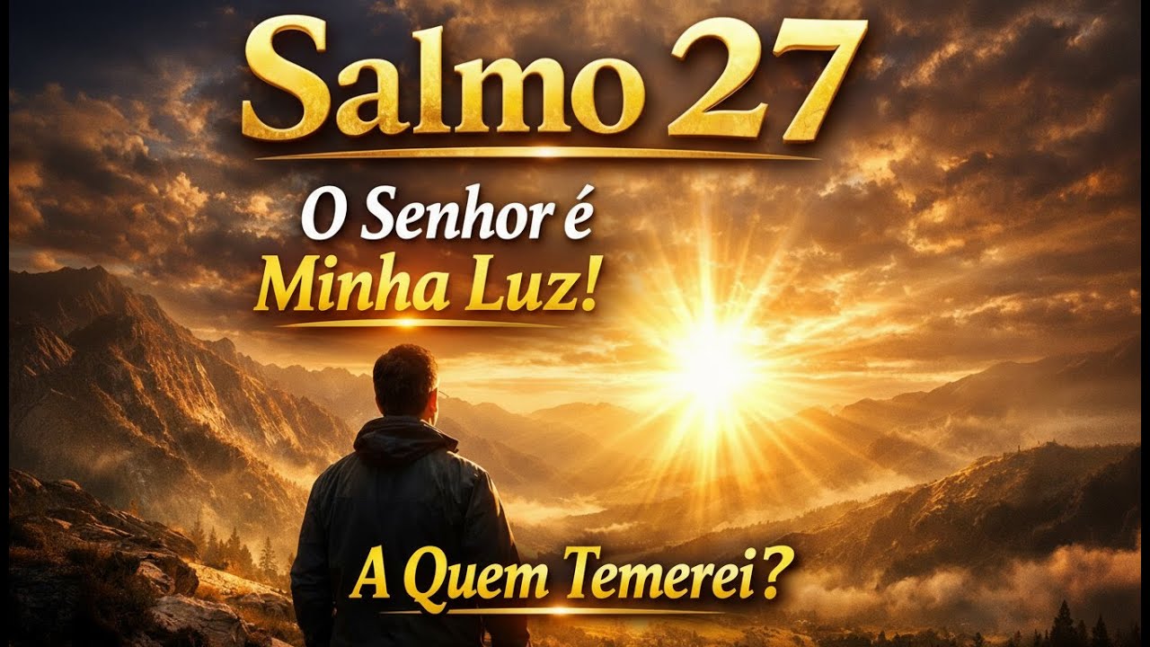 Salmo 27 Completo | em Música | O Senhor é Minha Luz | A Quem Temerei?