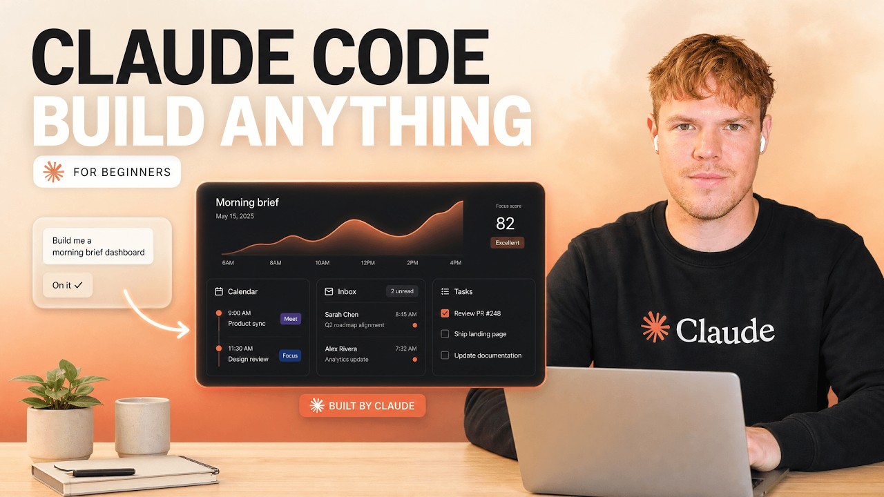 How To Use Claude Code To Build Anything (for beginners)