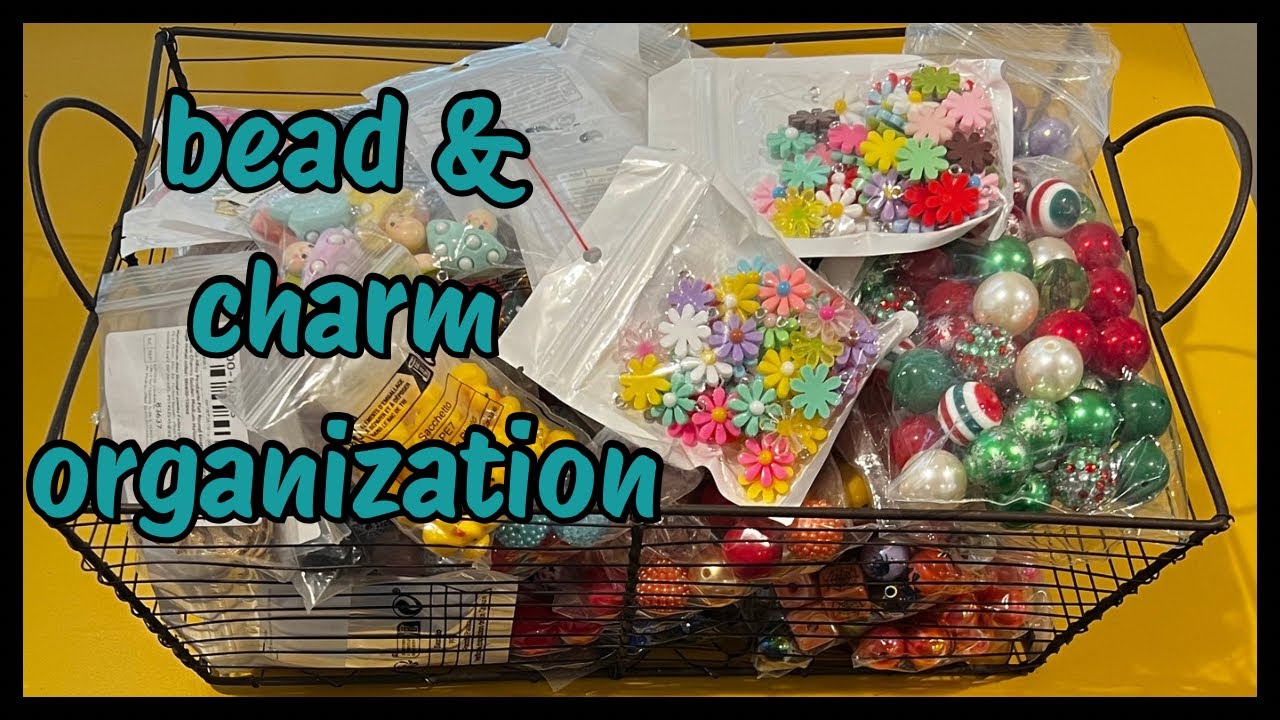 Beads & Charms | ASMR | Craft Room Organization