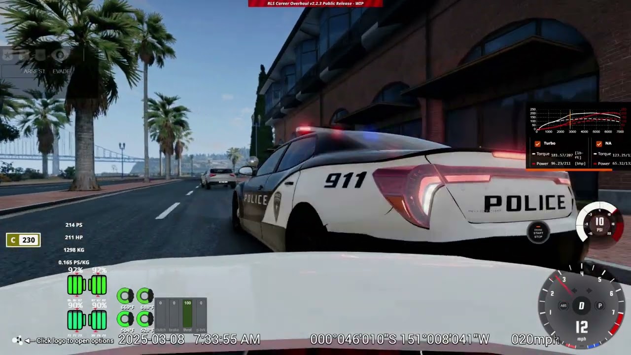Amazing cop in beamng career
