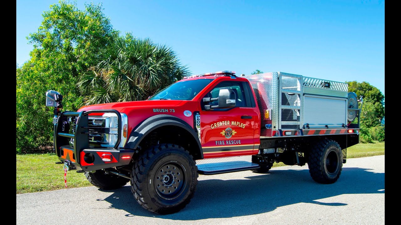 SFEV - Greater Naples Fire Rescue's new SFEV custom brush truck - BRUSH 73