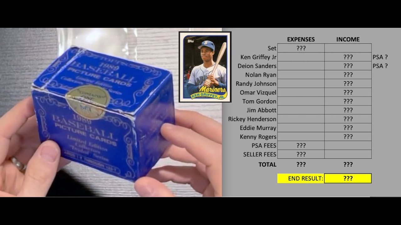 Breaking Open a Sealed 1989 Topps Traded TIFFANY Set for the Ken Griffey RC w/ Financial Breakdown