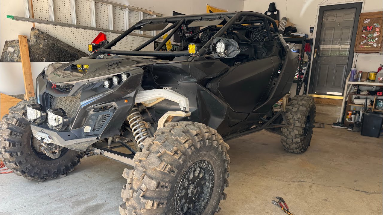 Tłumik drgań układu kierowniczego CT RaceWorx 2024 Can Am Maverick R /Instalacja\