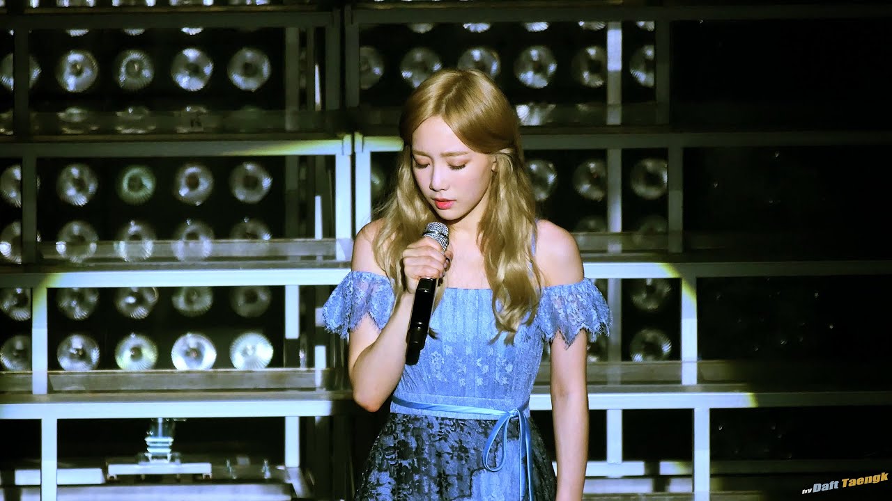 160807 버터플라이 키스 - 태연 '들리나요 & 사랑해요' 4K 직캠 by DaftTaengk
