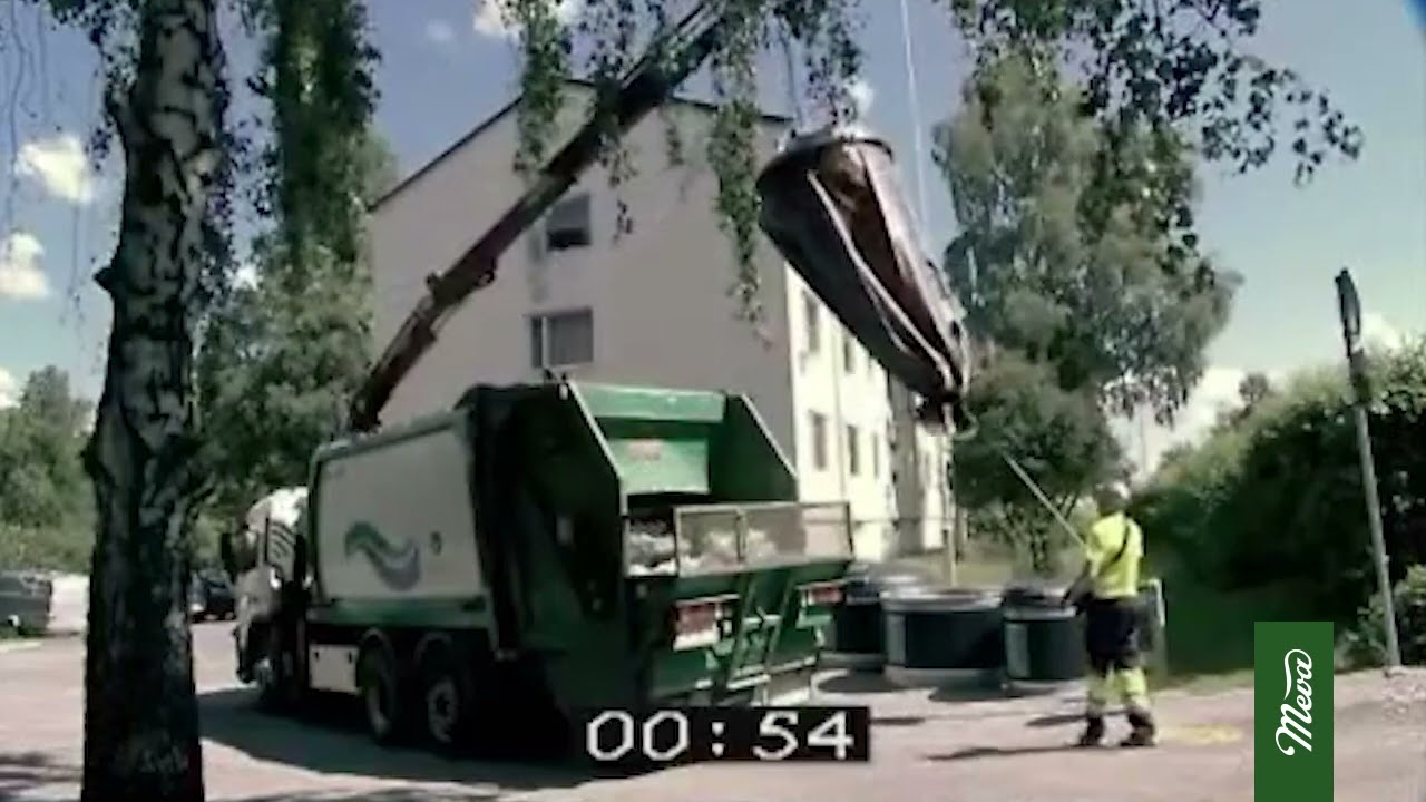 Polozapuštěný kontejner Molok - vysyp