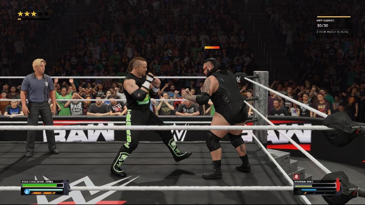 WWE 2K25 ATTITUDE ERA ROAD DOGG JESSIE JAMES SIGNATURES & FINISHER