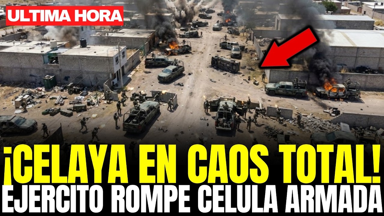 CELAYA EN CAOS: EJÉRCITO ROMPE CÉLULA ARMADA y CAEN 58 SICARIOS