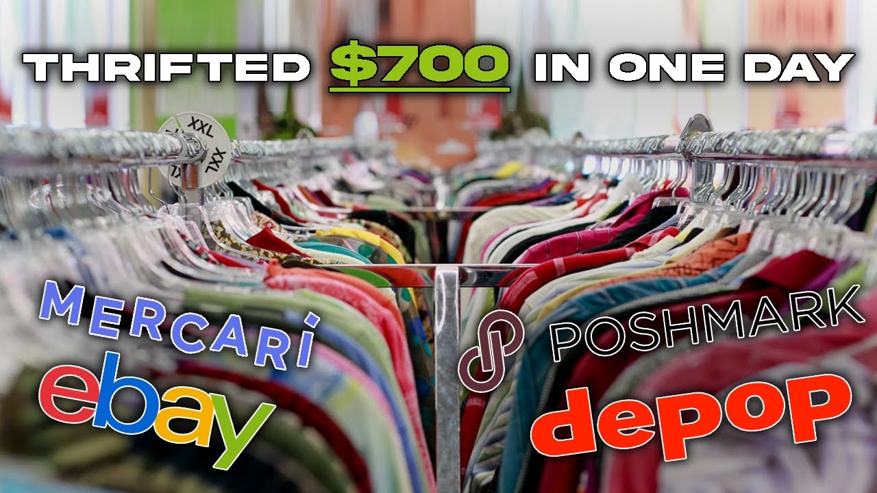 What I Pickup To Make $500 a Day on eBay Selling Men's Clothes (One Day Of Thrifting)
