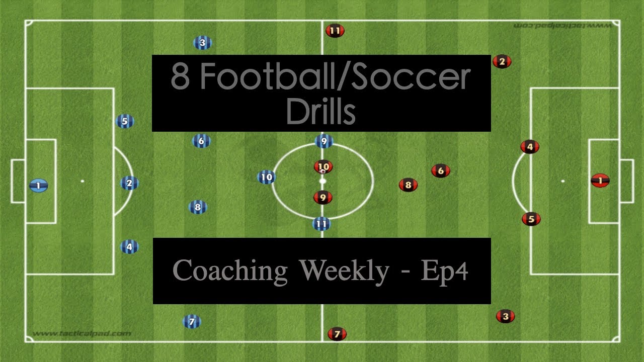 8 Drills for Youth Football/Soccer Coaches in 2020 - Coaching Weekly #4