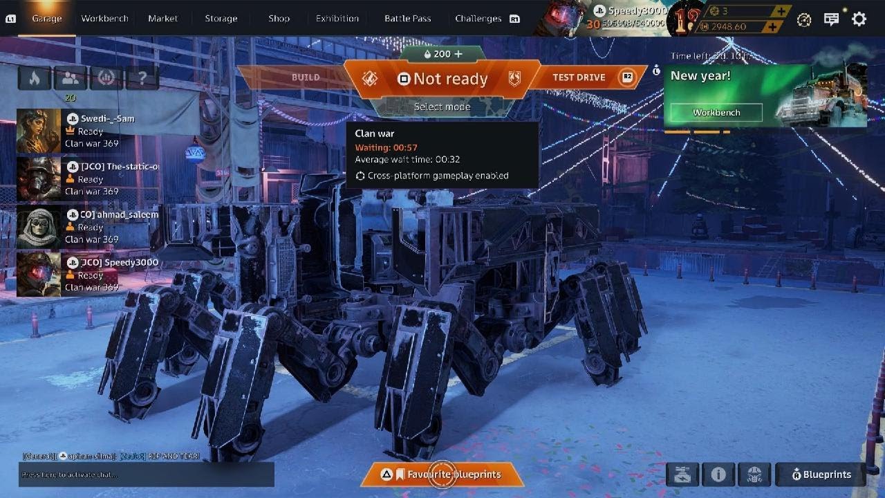 Crossout Clan War - JCO vs AFFE
