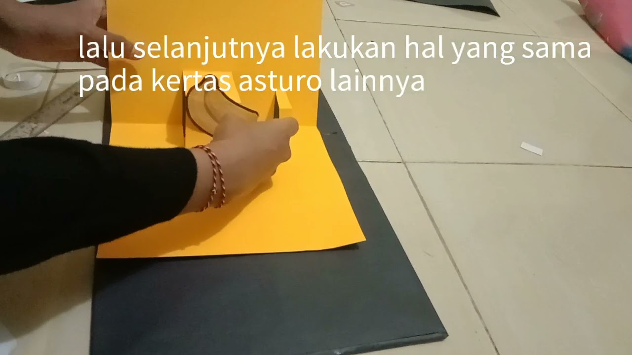 Membuat POP UP BOOK tema "Buah-buahan"