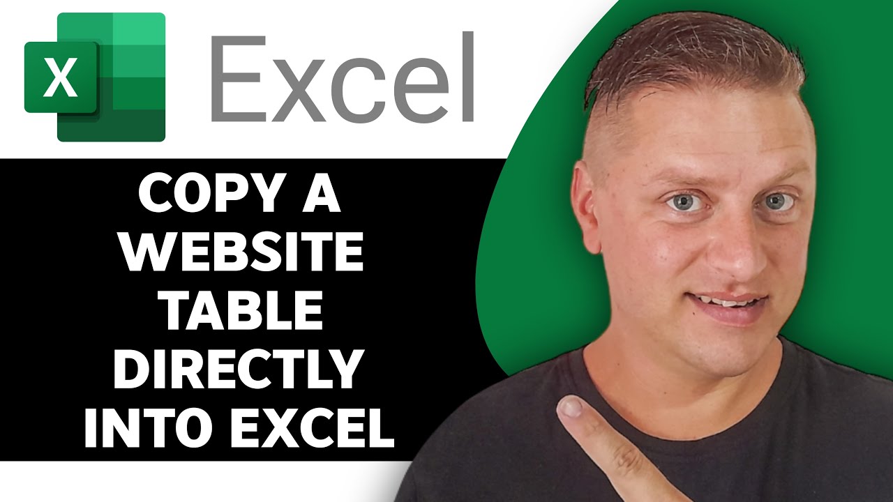 How to Copy a Website Table Directly into Excel&nbsp;| Excel Tutorial 2025