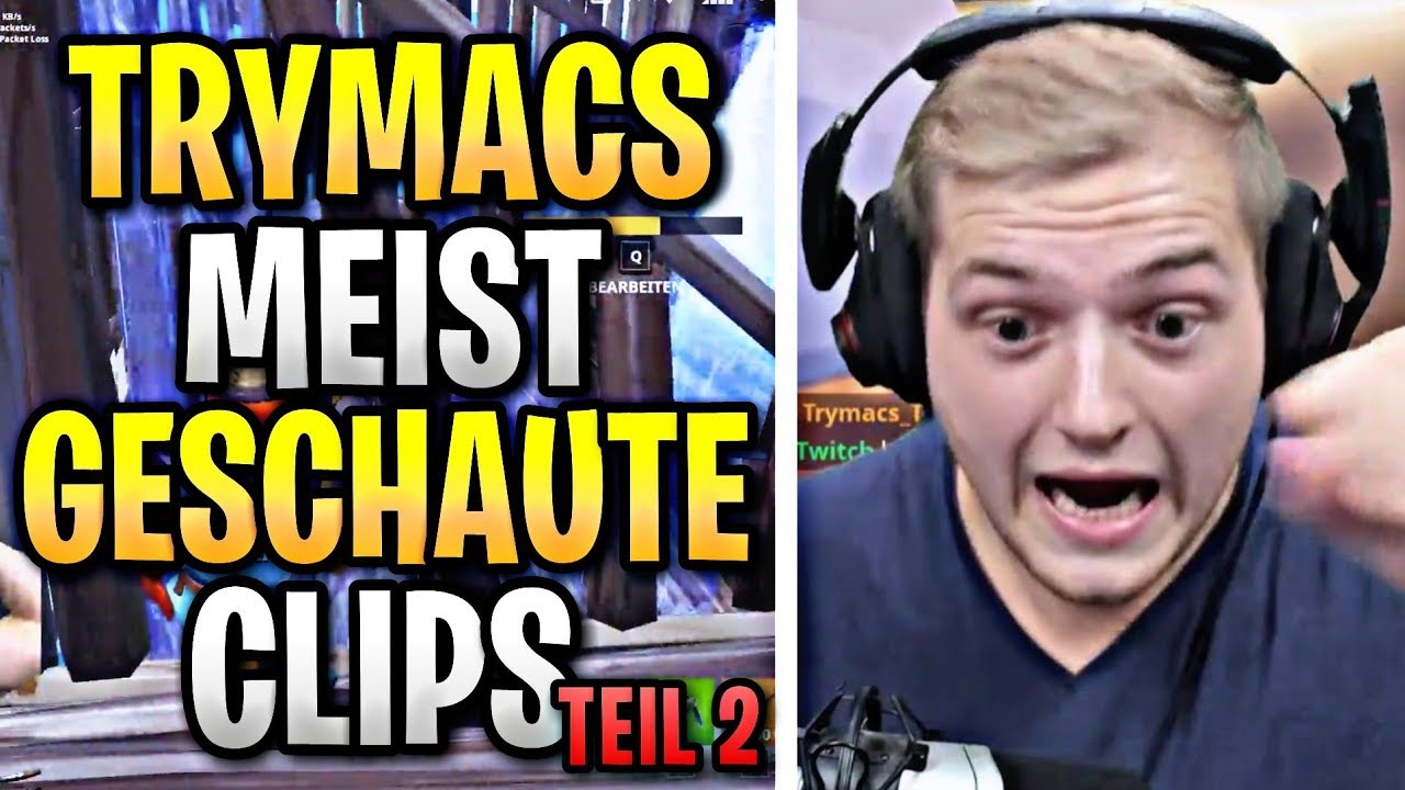 TRYMACS MEIST GESCHAUTE FORTNITE CLIPS TEIL 2 💥 | BEST OF TRYMACS 🔥| TRYMACS RASTET AUS 😡🤣