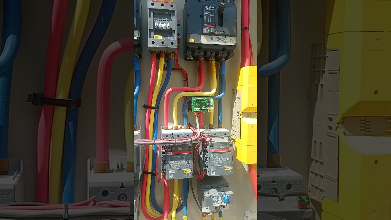 Lo Amps Alarm Generate In MCS Control Panel #maintenance #chiller #operation.