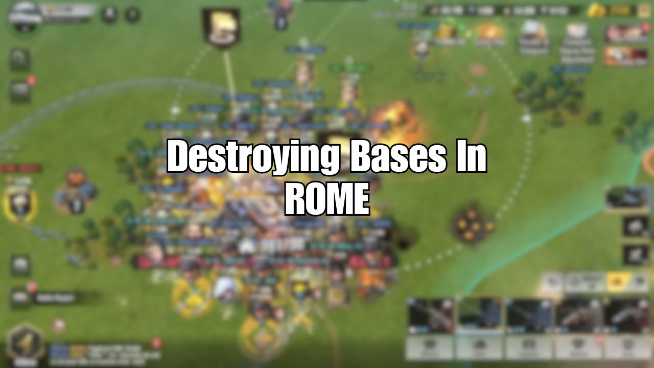 Warpath | Rome | Base Demolition Supercut (1/?)