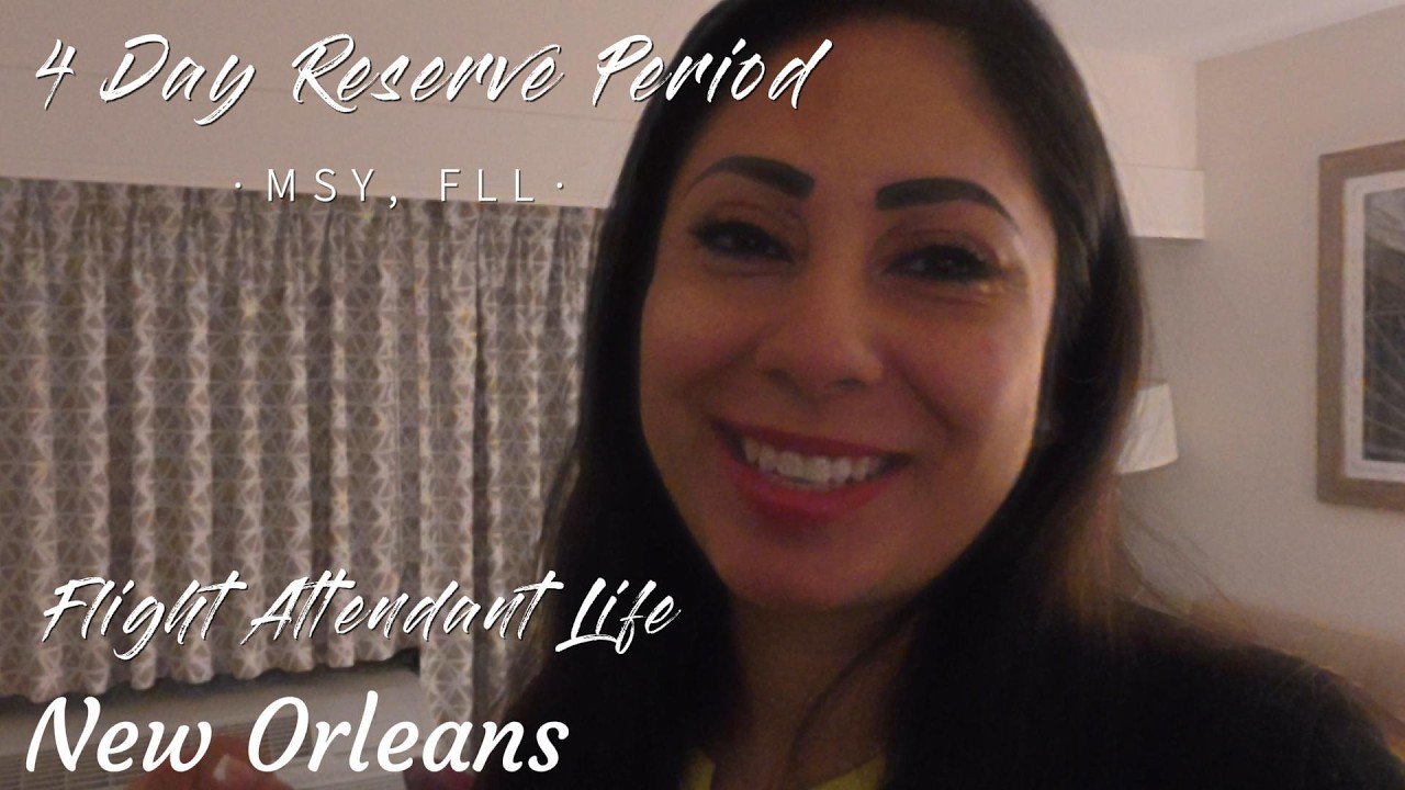 Omaha NE Commuting Flight Attendant Life - 4 Day Reserve MSY & FLL