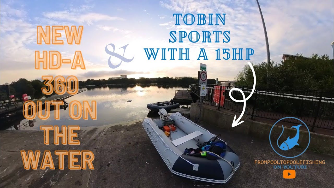15HP ON THE TOBIN SPORTS AND THE NEW BOAT *HD-A 360* OUT ON THE WATER
