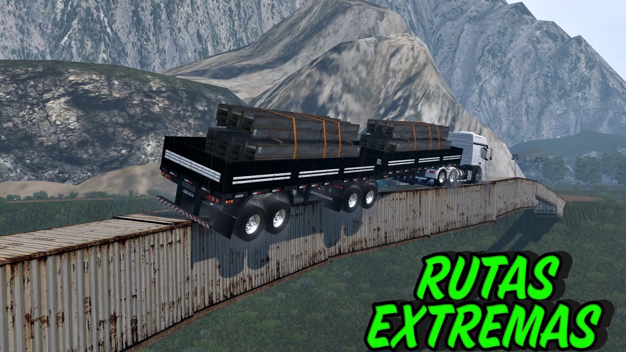 LA MEJOR RUTA QUE HICIMOS HASTA EL MOMENTO! - MAPA RUTAS EXTREMAS - ETS2 MODS 1.54