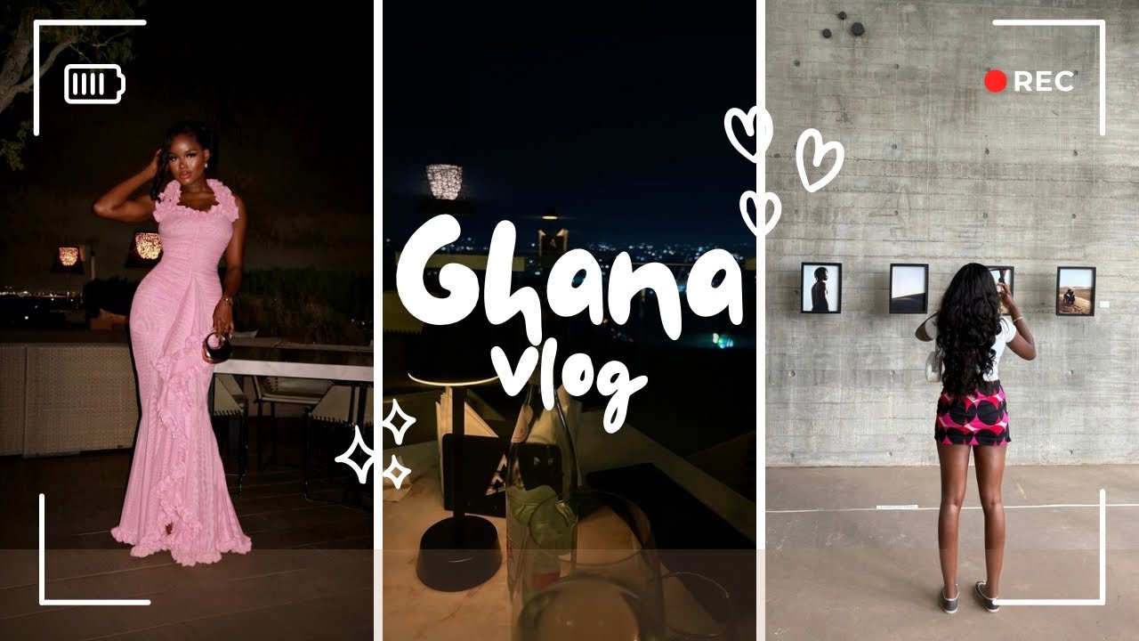 Ghana Travel Vlog 🇬🇭 | Beauty Maintenance | Exploring Accra| Beach clubs and more 