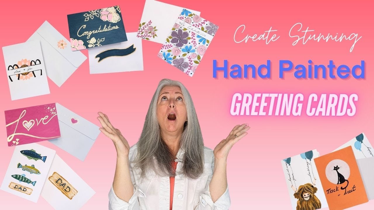 Create Stunning Hand Painted Greeting Cards - Master Pro Painting Techniques