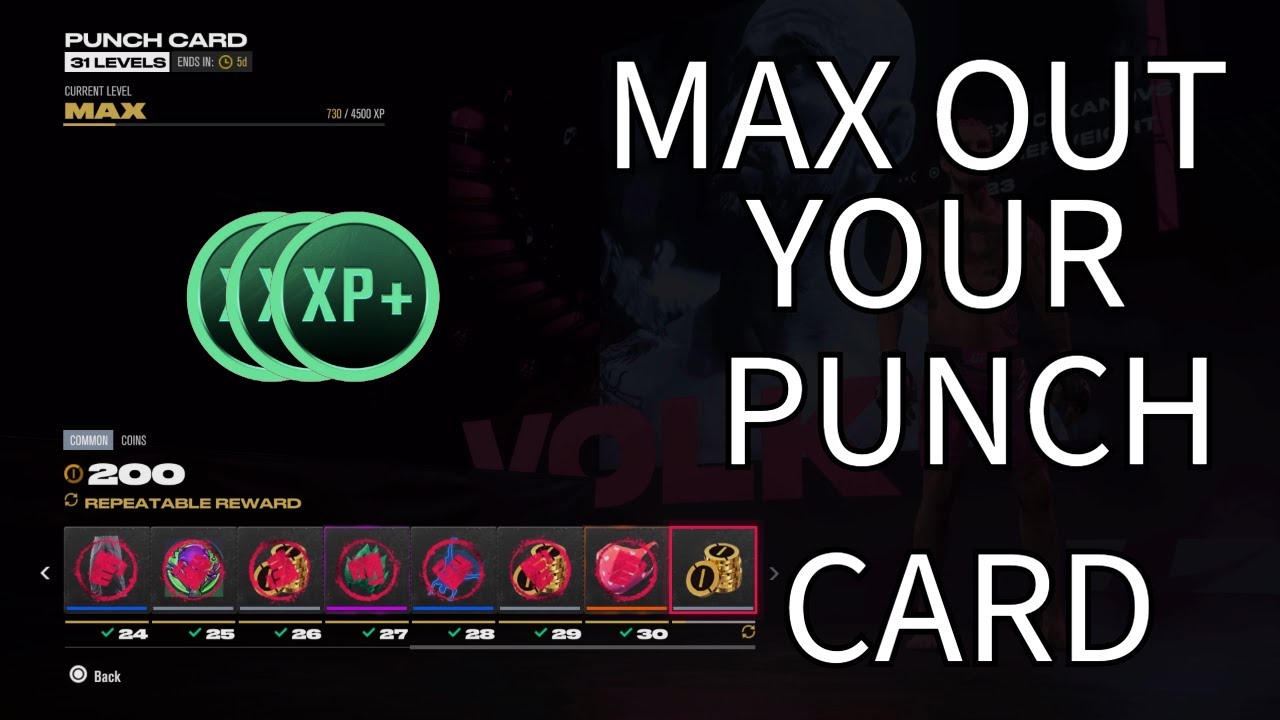 UFC 5 Easy XP Method To Quickly Finish Punch Card