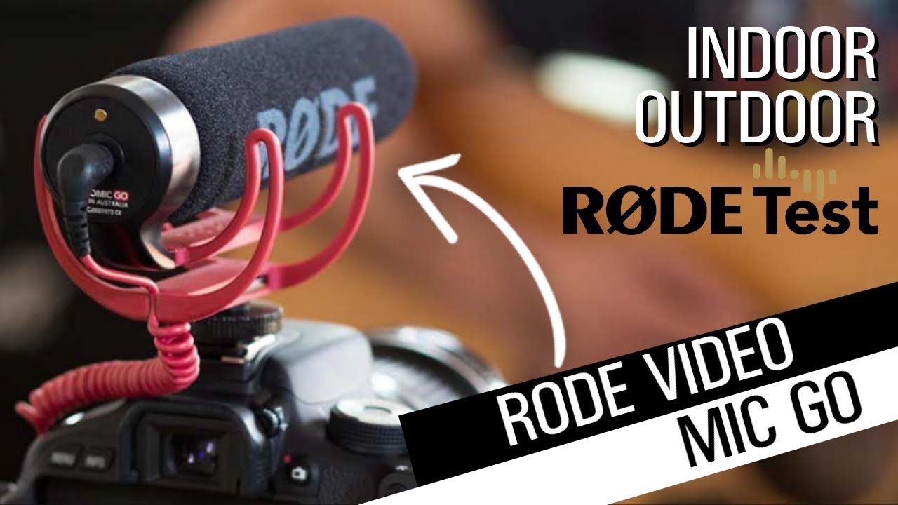 Rode Video Mic Go Indoor & Outdoor Sound Test