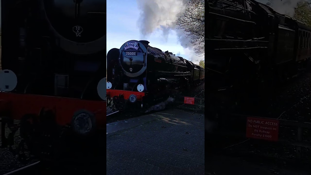 brittania at kelling halt the poppy line