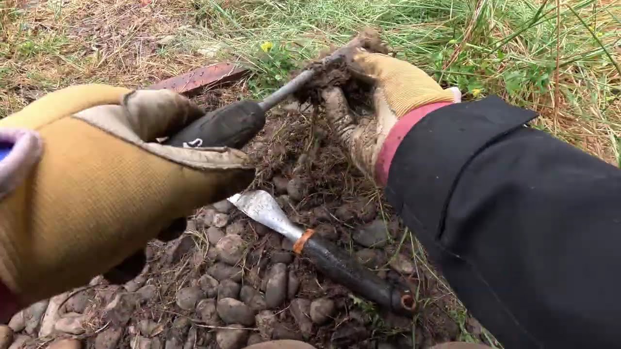 The Back River Rock Path #7 - Hand Weeding