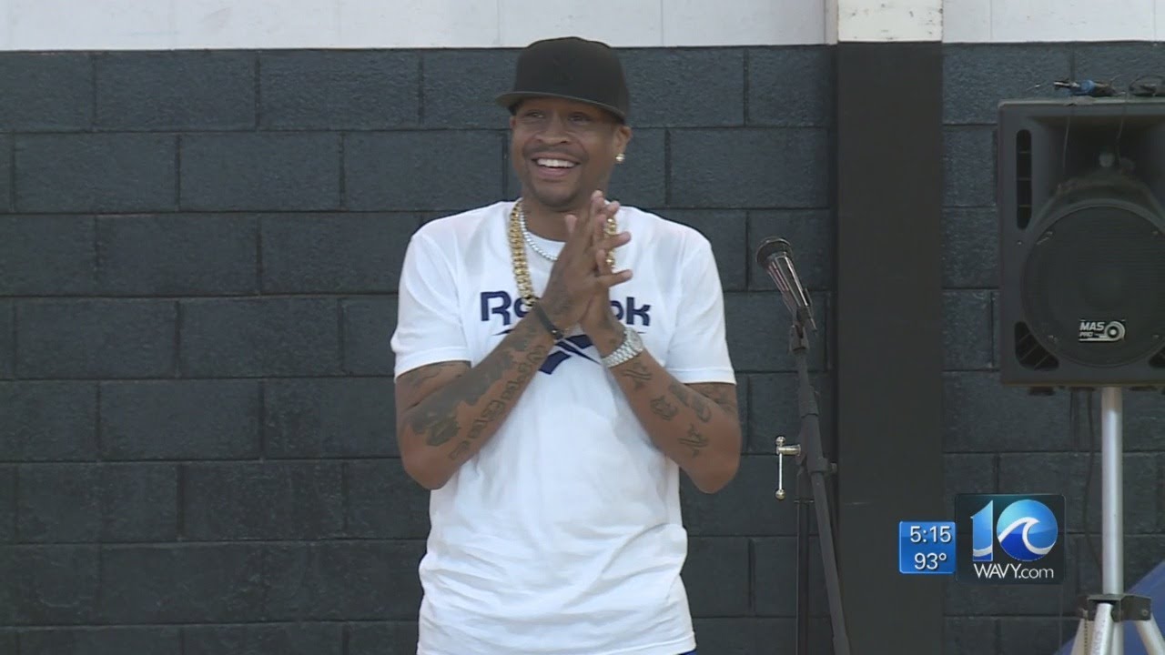 'I was one of these kids': Allen Iverson gives back to hometown Newport News Boys & Girls Club