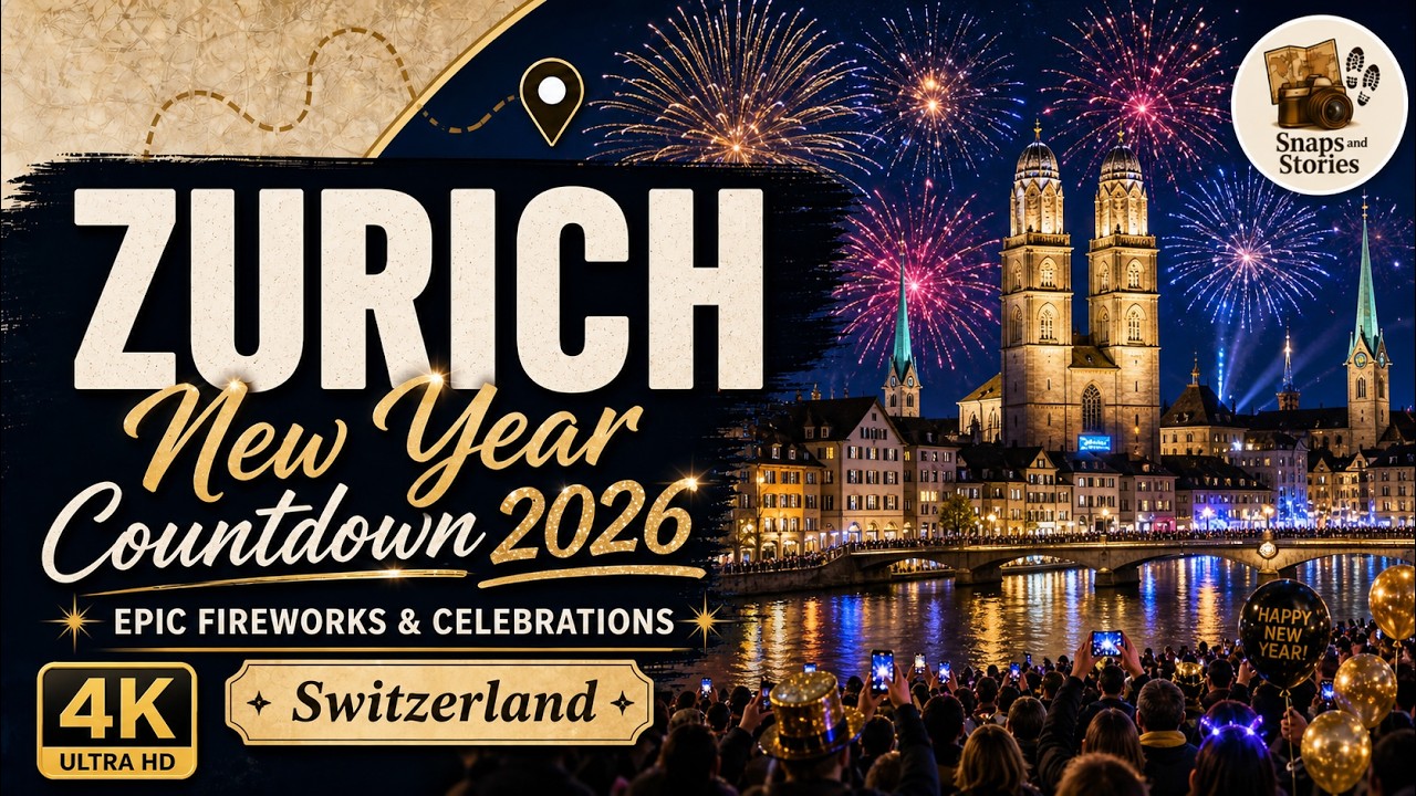 Zürich New Year’s Eve Fireworks 🎆 FULL SHOW | Switzerland (Silvester)
