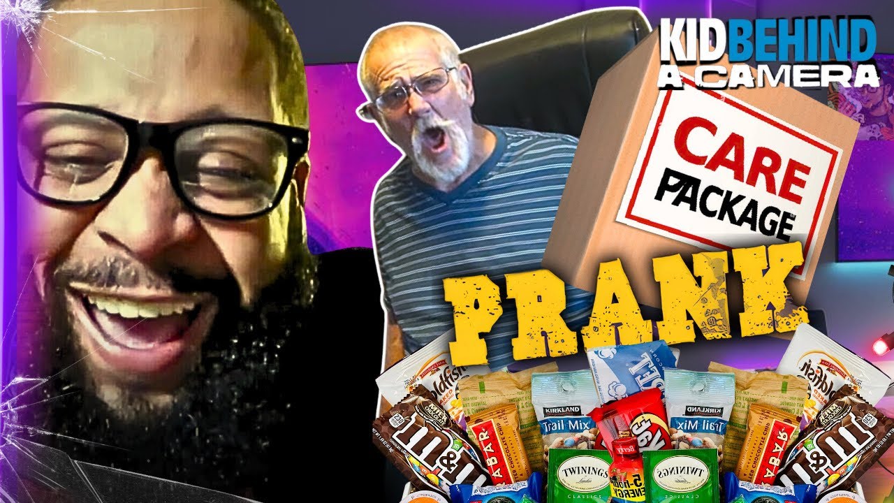 Grandpa's Care Package Prank | REACTION !!!