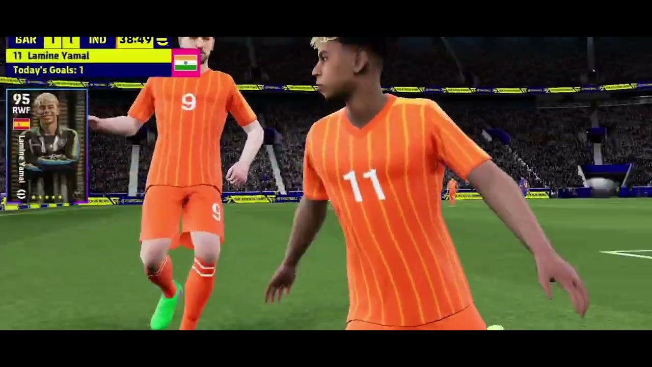 Full match India vs Barcelona # efootball #efootball 26 # konami