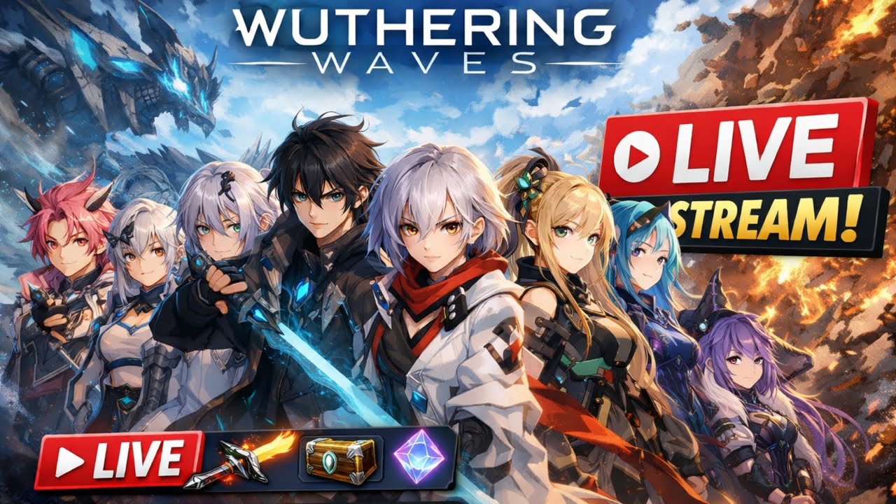 Live streaming of WuWa(Begginer)