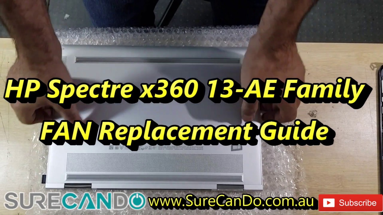 HP Spectre x360 13-AE Family CPU Fan Replacement Guide AE009TU 13-AE024TU 13t-ae
