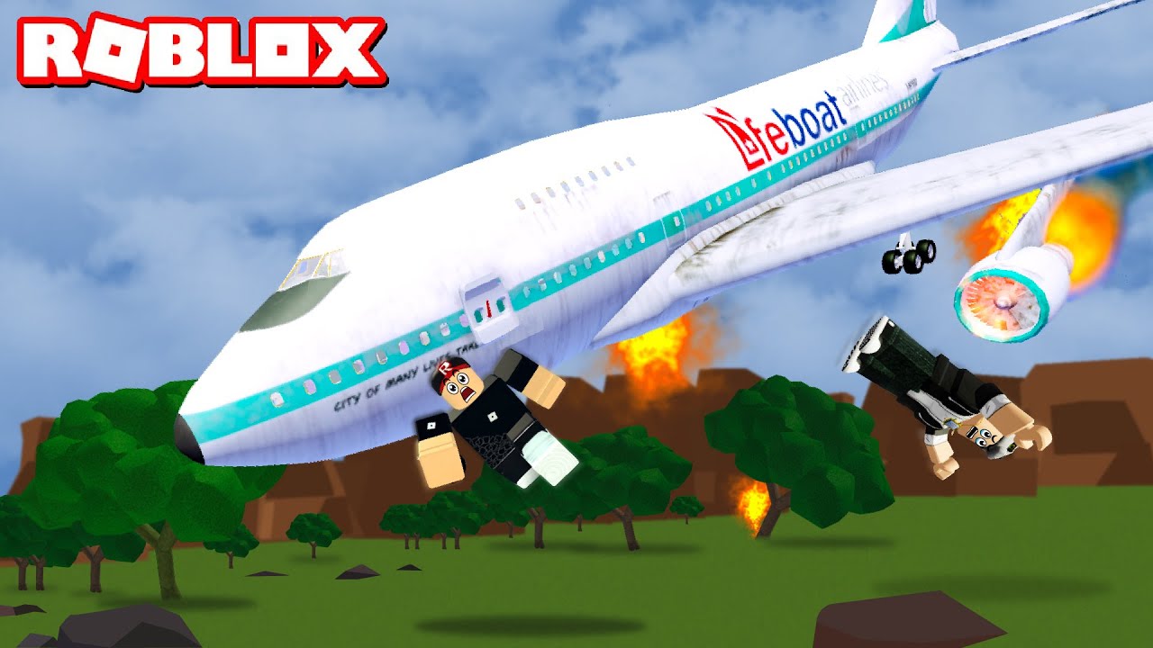 Düşen Uçaktan Kurtulmaya Çalışıyoruz!! - Panda ile Roblox Survive a Plane Crash