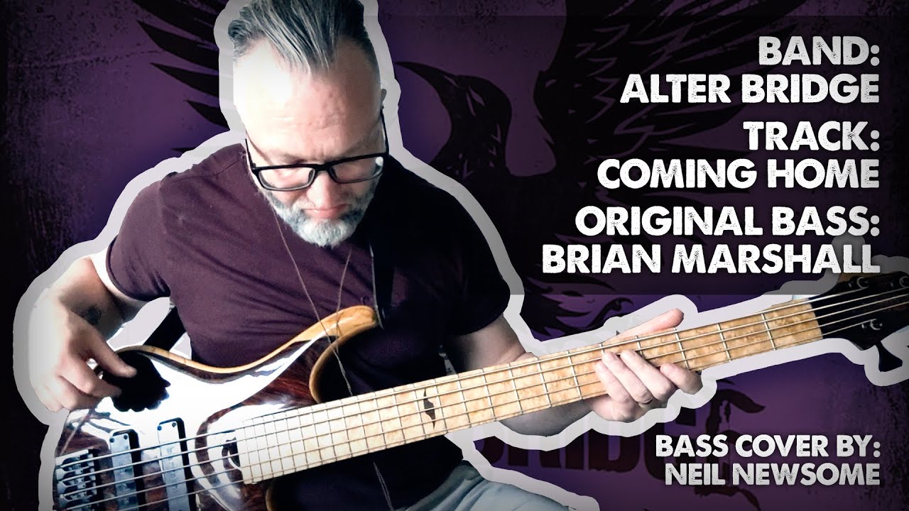 Coming Home - Alter Bridge - Bass Cover - Brain Marshall