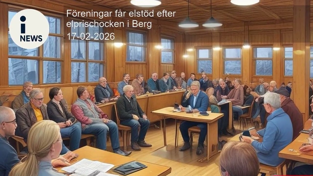 Föreningar får elstöd efter elprischocken i Berg