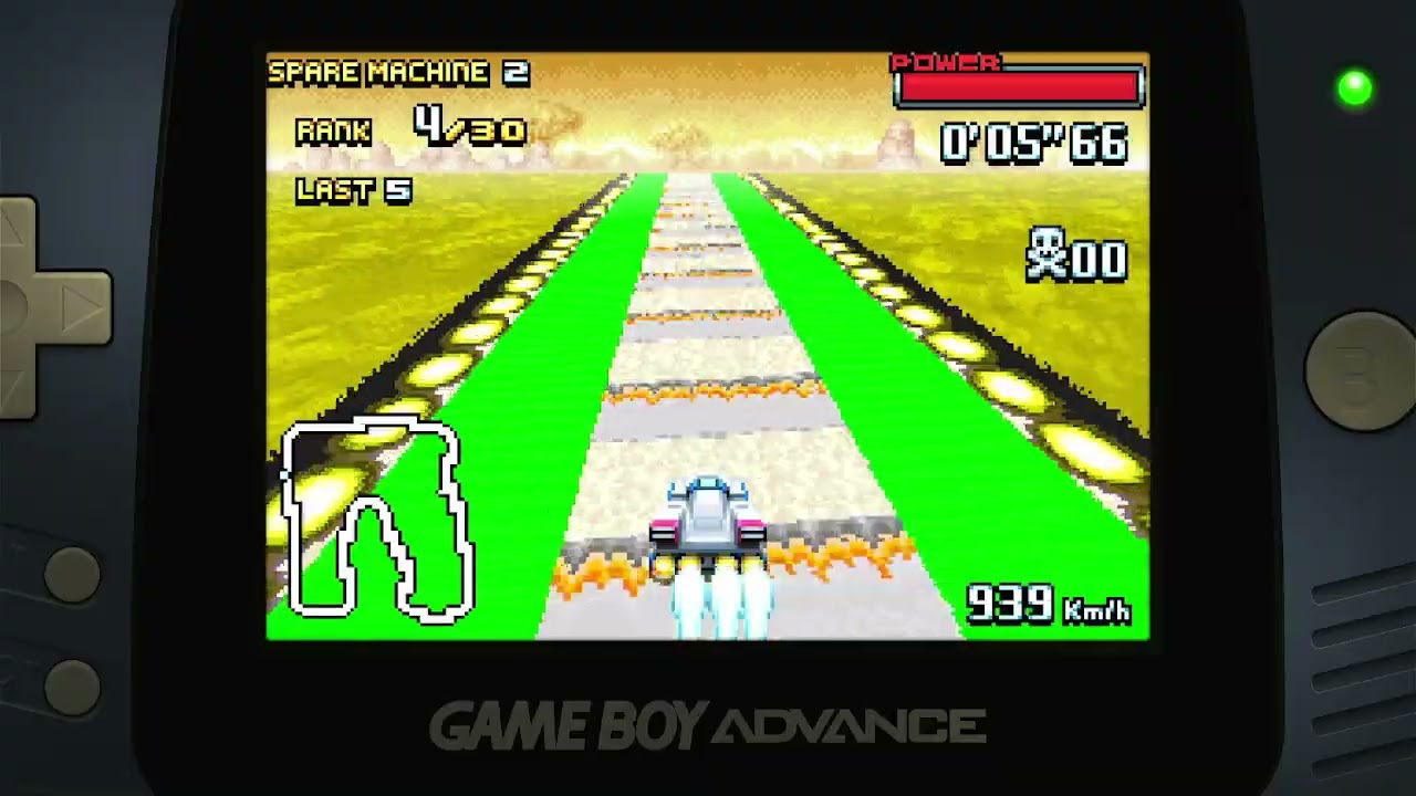 F-Zero: GP Legend Silver Cup Grand Prix Expert Nintendo Game Boy Advance Emulated