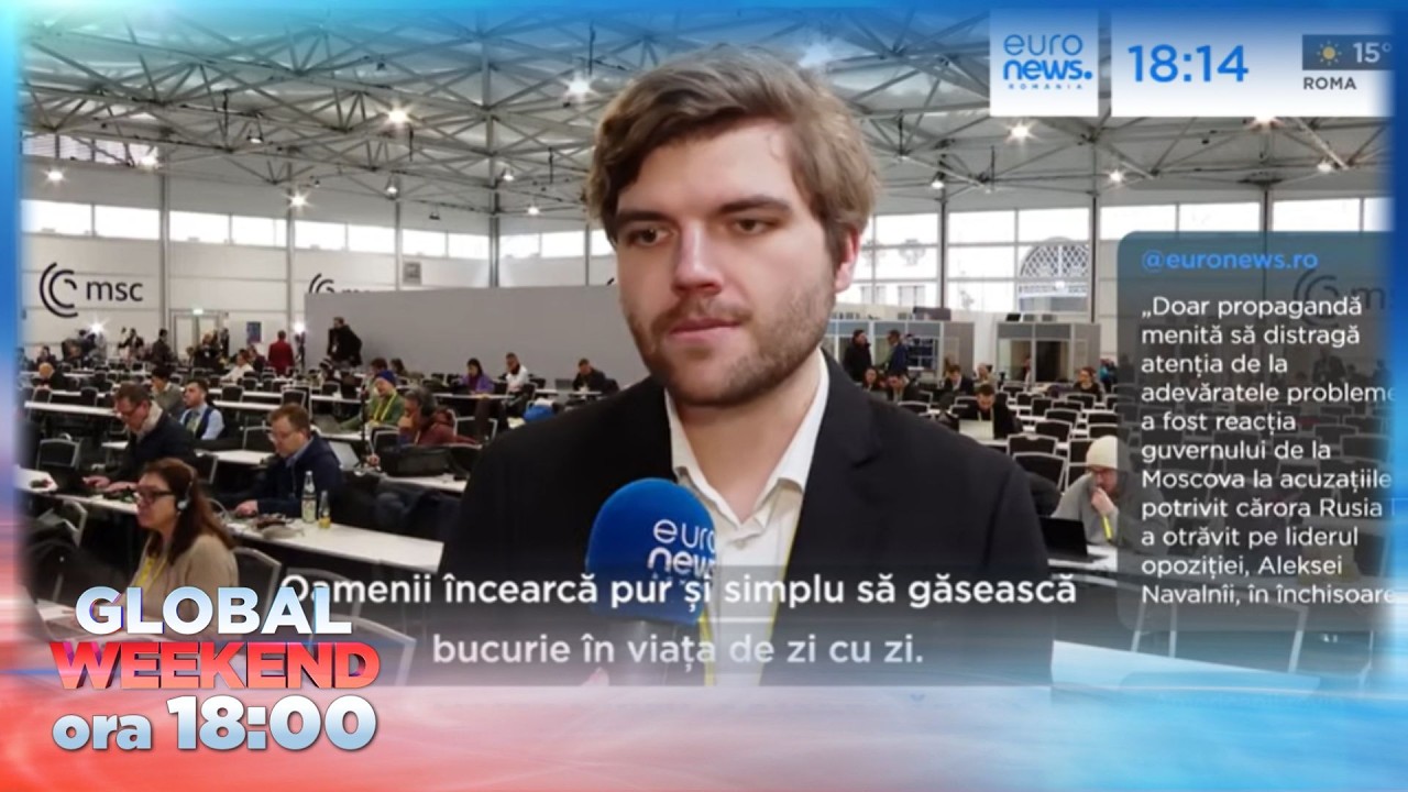 Global Weekend - Știrile Euronews România - de la ora 18:00 - 16 februarie 2026