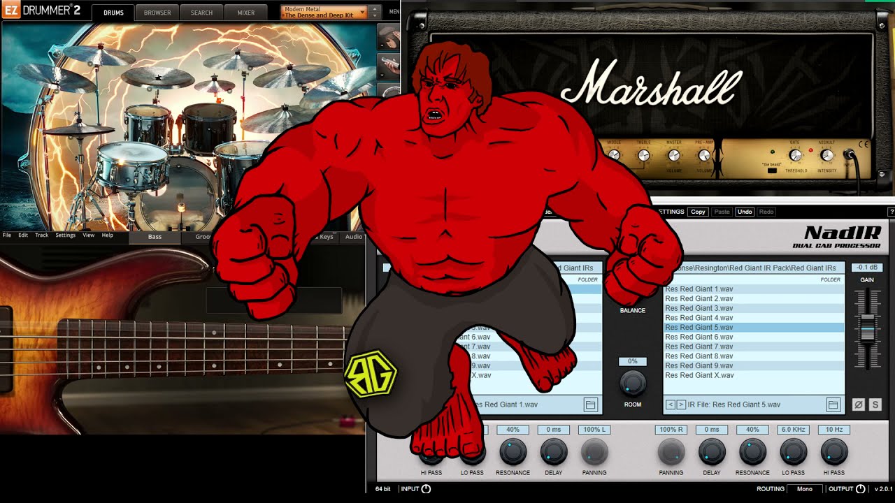 Red Giant (Free) Impulse Response Pack - FREE IR Resington - Kerry King Signature | Softube - Ezbass