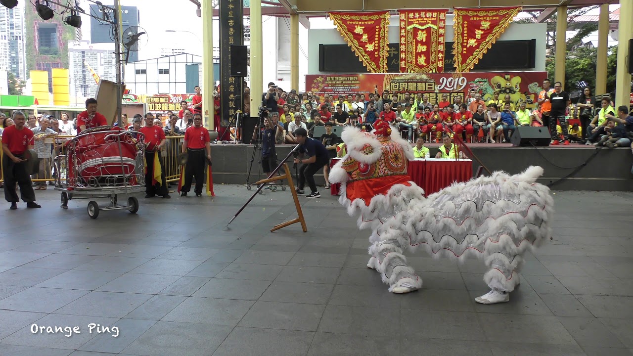 新加坡关军王 at Kreta Ayer Square. 1 January 2019