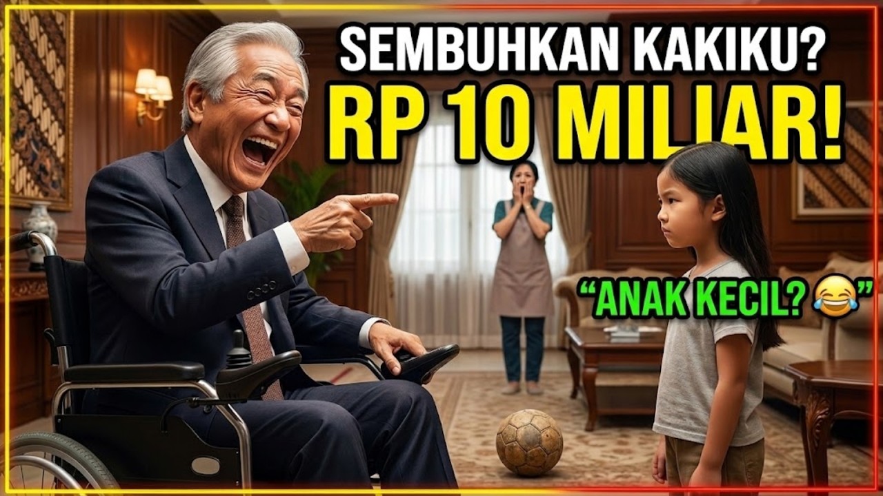 Kakek, saya bisa buat Kakek jalan, ucap putri dari pria yang ku hancurkan.